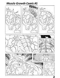 WolfieCanems Muscle Growth Comic 1